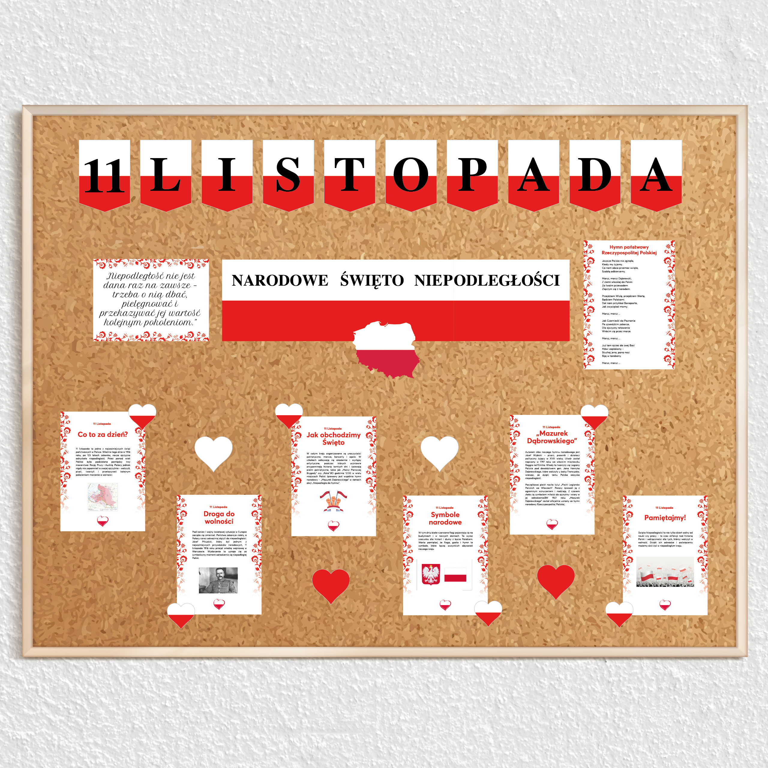 Gazetka „11 listopada – Narodowe Święto Niepodległości”