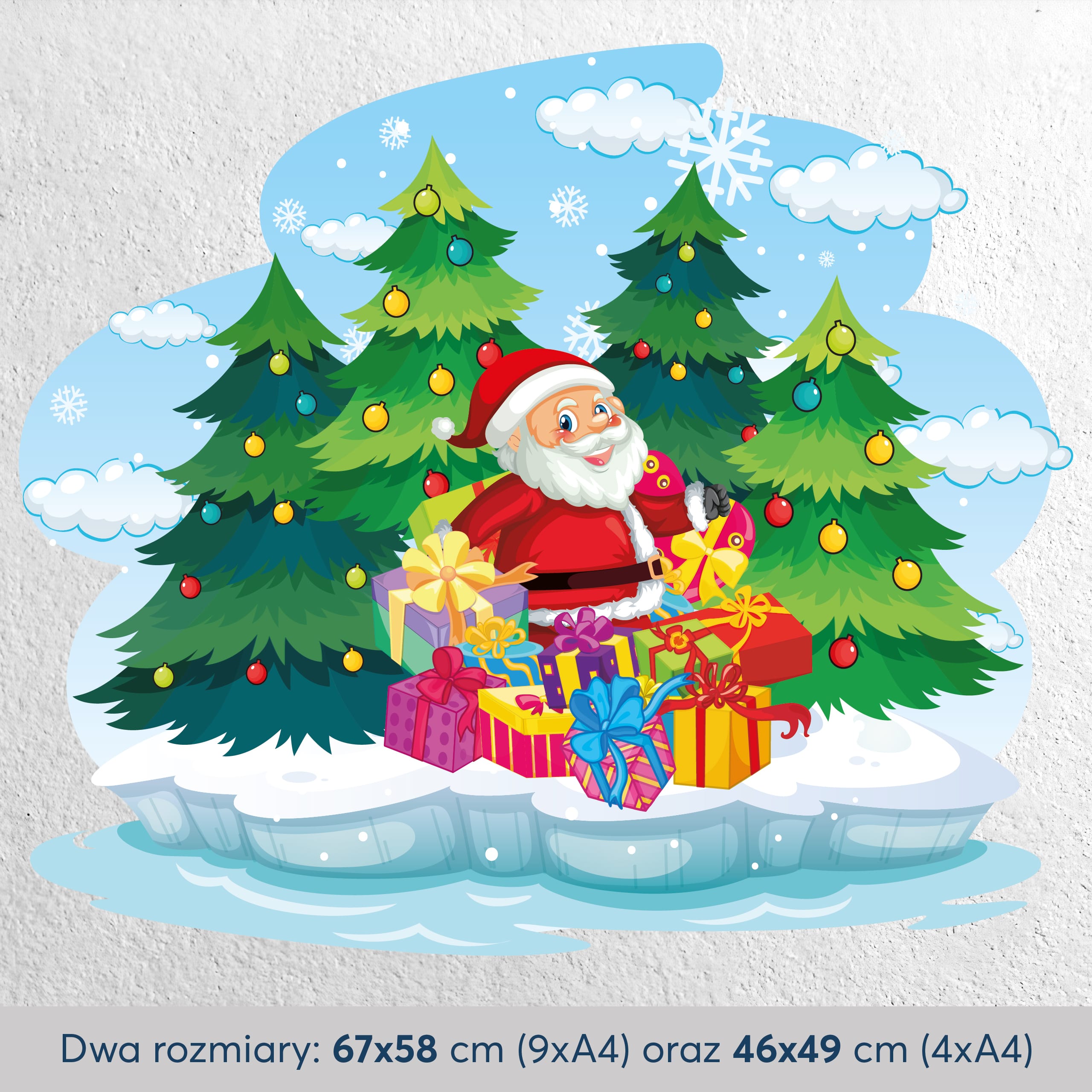 Dekoracja świąteczna - Święty Mikołaj