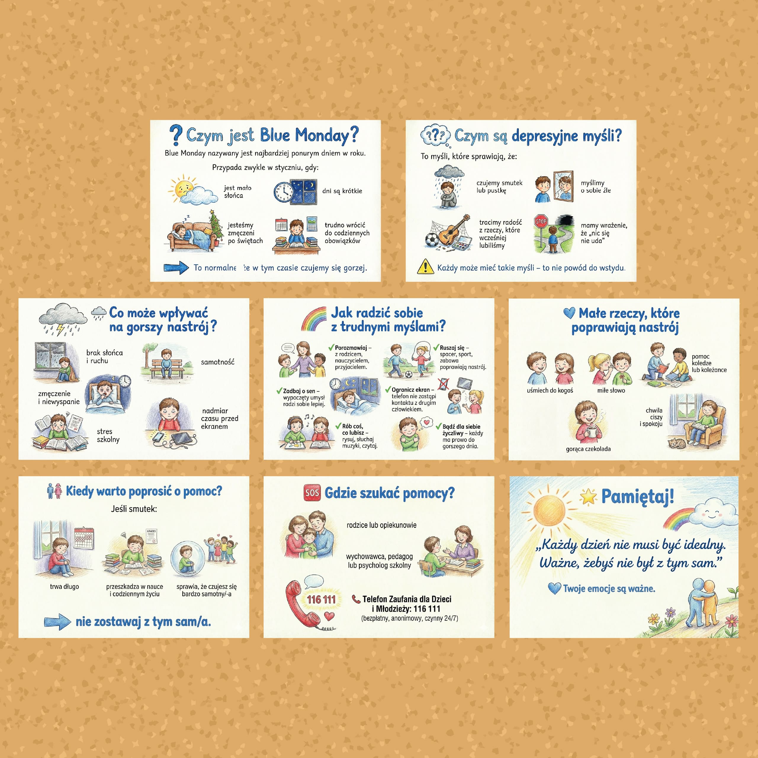 Gazetka "Blue Monday – jak radzić sobie z depresyjnymi myślami?"