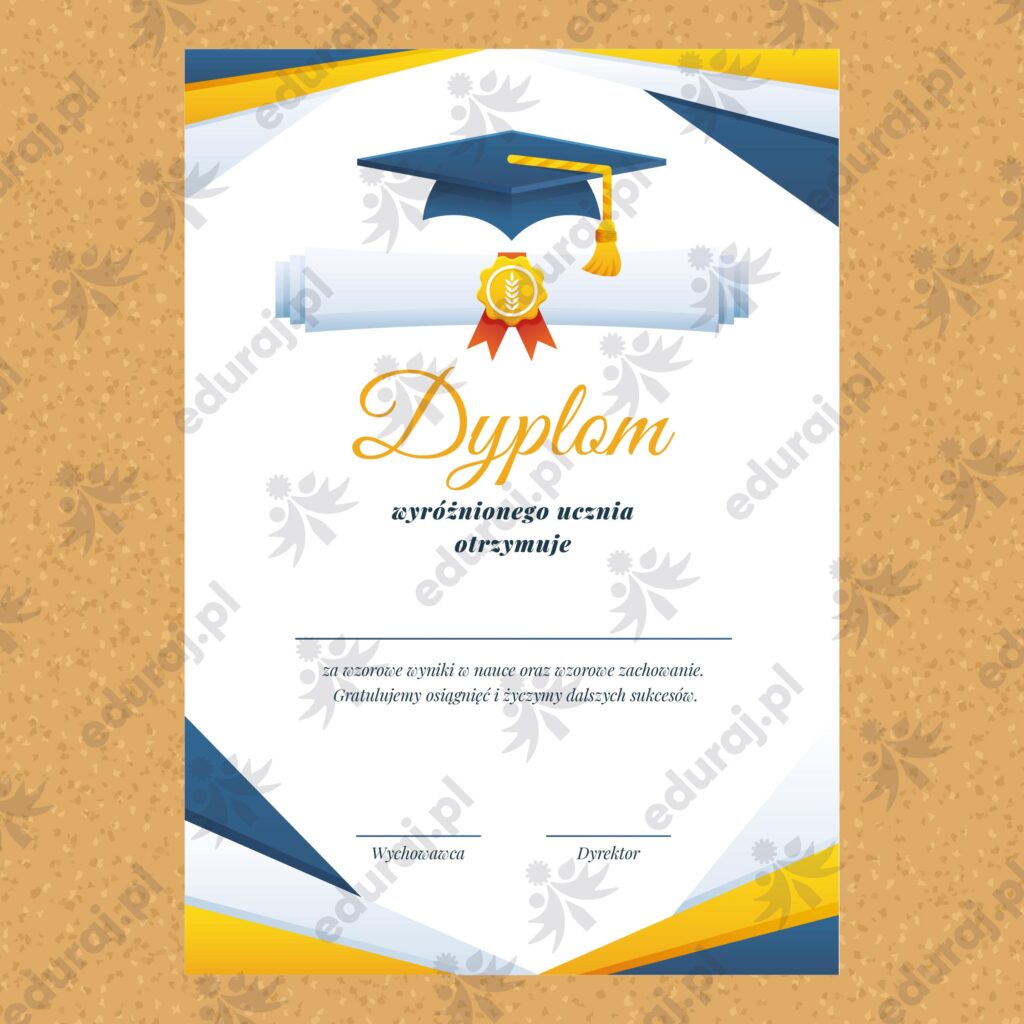 Dyplom „Wyróżnionego ucznia”
