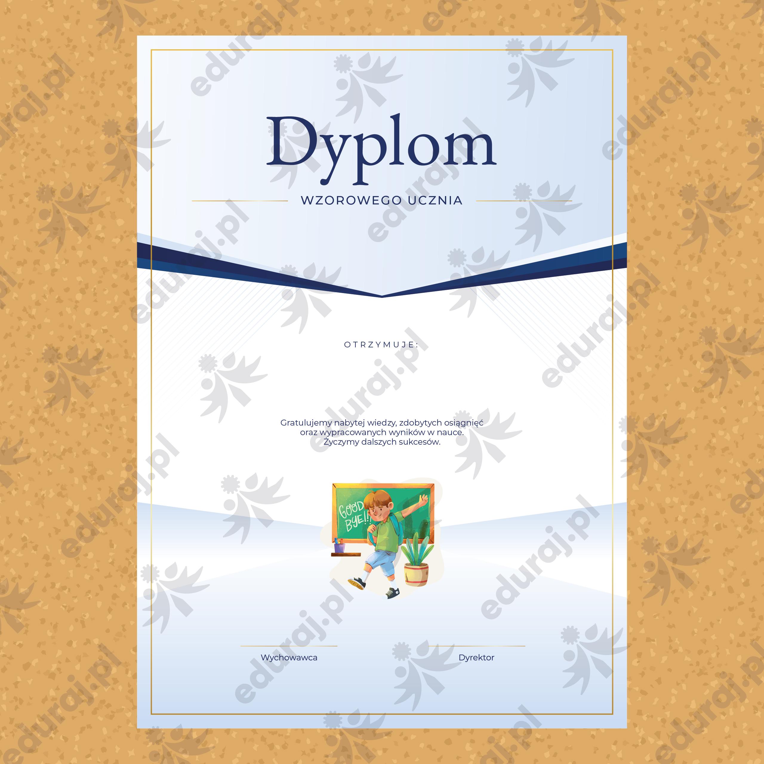 Dyplom „Wzorowego ucznia”