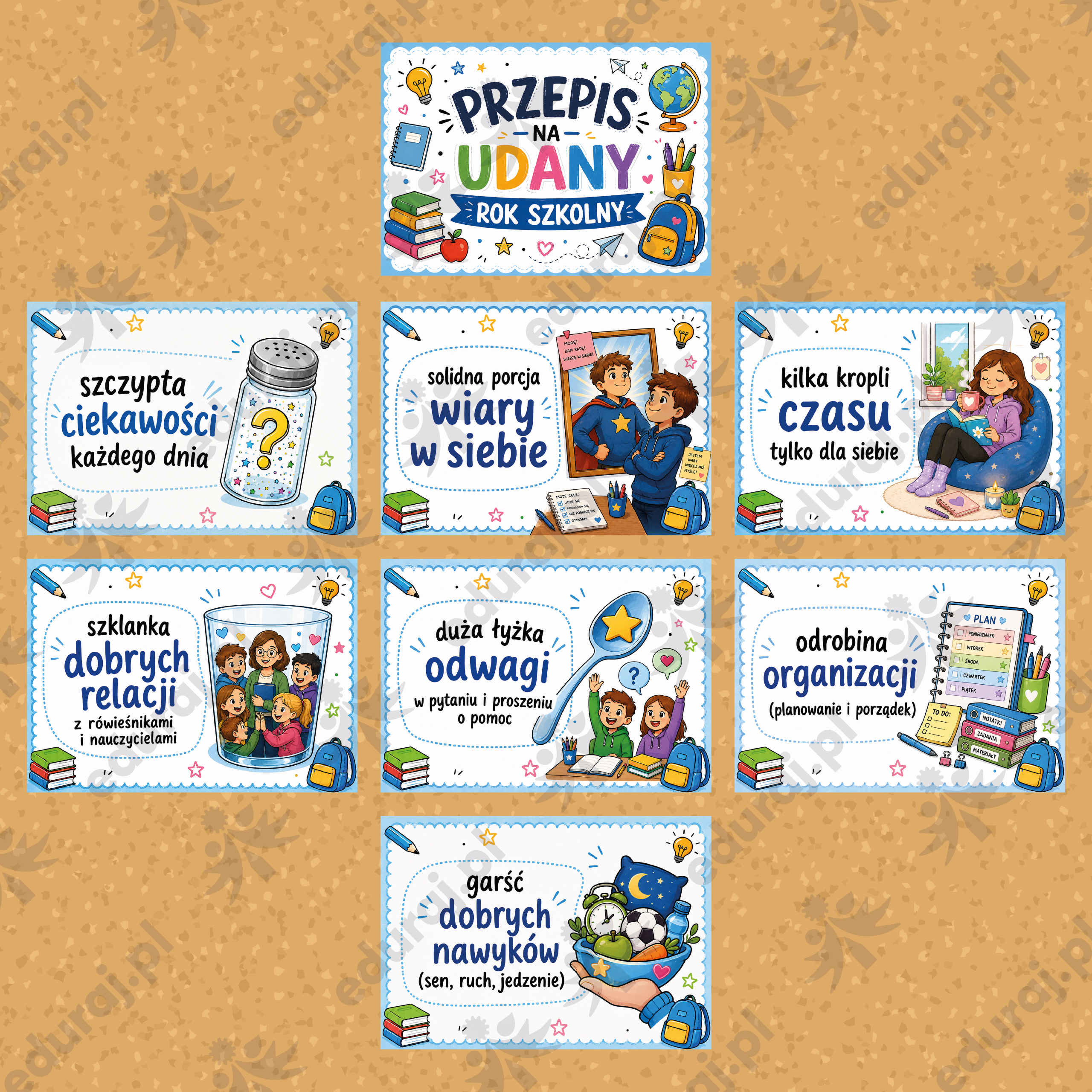 Gazetka „Przepis na udany rok szkolny”